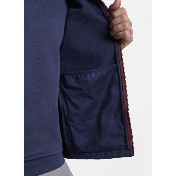 Peter Millar Condor Sweater Fleece Vest Men L Red Golf Fall Transitional outdoor - Picture 16 of 16